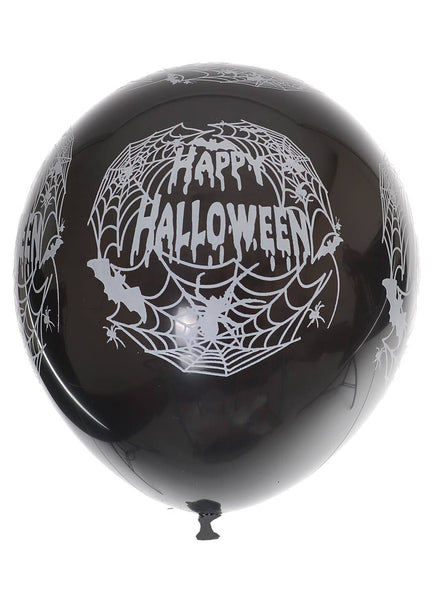 Black Happy Halloween Balloons Haunted House Decoration