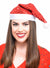 Red and White Santa Hat with Sequin Alternate Image