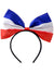 Oversized Red White and Blue Bow on Headband