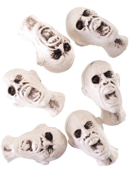 Bag of Severed Plastic Heads Halloween Decoration - Main Image