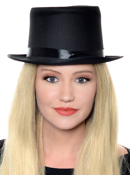 Classic Black Unisex Adult's Top Hat Costume Accessory