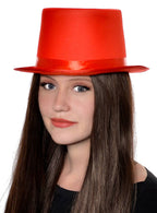 Unisex Adult's Classic Red Top Hat Costume Accessory