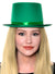 St Patrick's Day Adult's Green Top Hat Costume Accessory