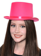 Adult's Classic Pink Top Hat Costume Accessory
