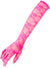 1980's Neon Pink Lace Costume Gloves