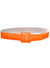 Neon Orange Shiny 80s Costume Belt