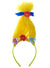 Girl's Yellow Haired Toll Headband with Flowers
