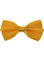 Yellow Satin Bow Tie on Adjustable Strap