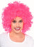 Adults Curly Neon Pink Afro Costume Wig