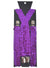 Sequinned Purple Costume Braces