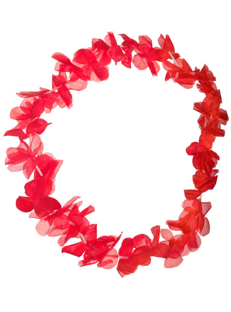 Novelty Red Flower Hawaiian Lei