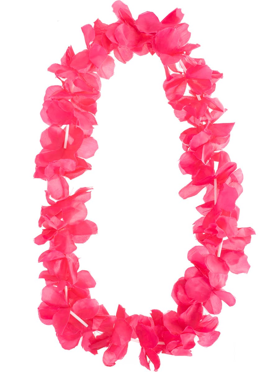 Bright Pink Hawaiian Costume Lei