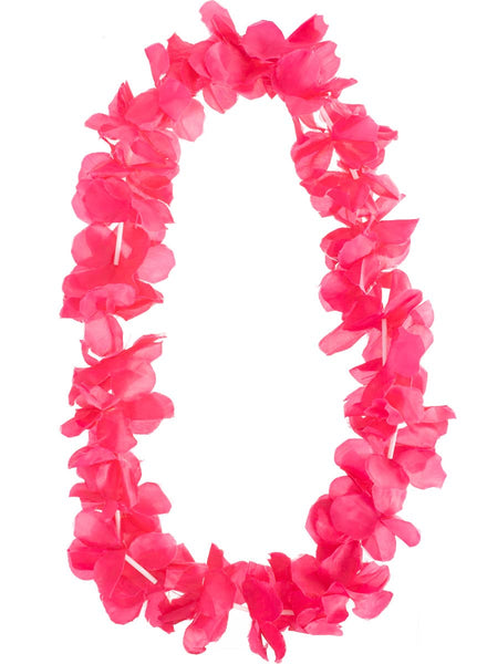 Bright Pink Hawaiian Costume Lei