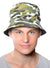 Adult's Army Green Camouflage Bucket Hat Costume Accessory