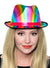 Adult's Metallic Rainbow Unisex Fedora Hat Costume Accessory