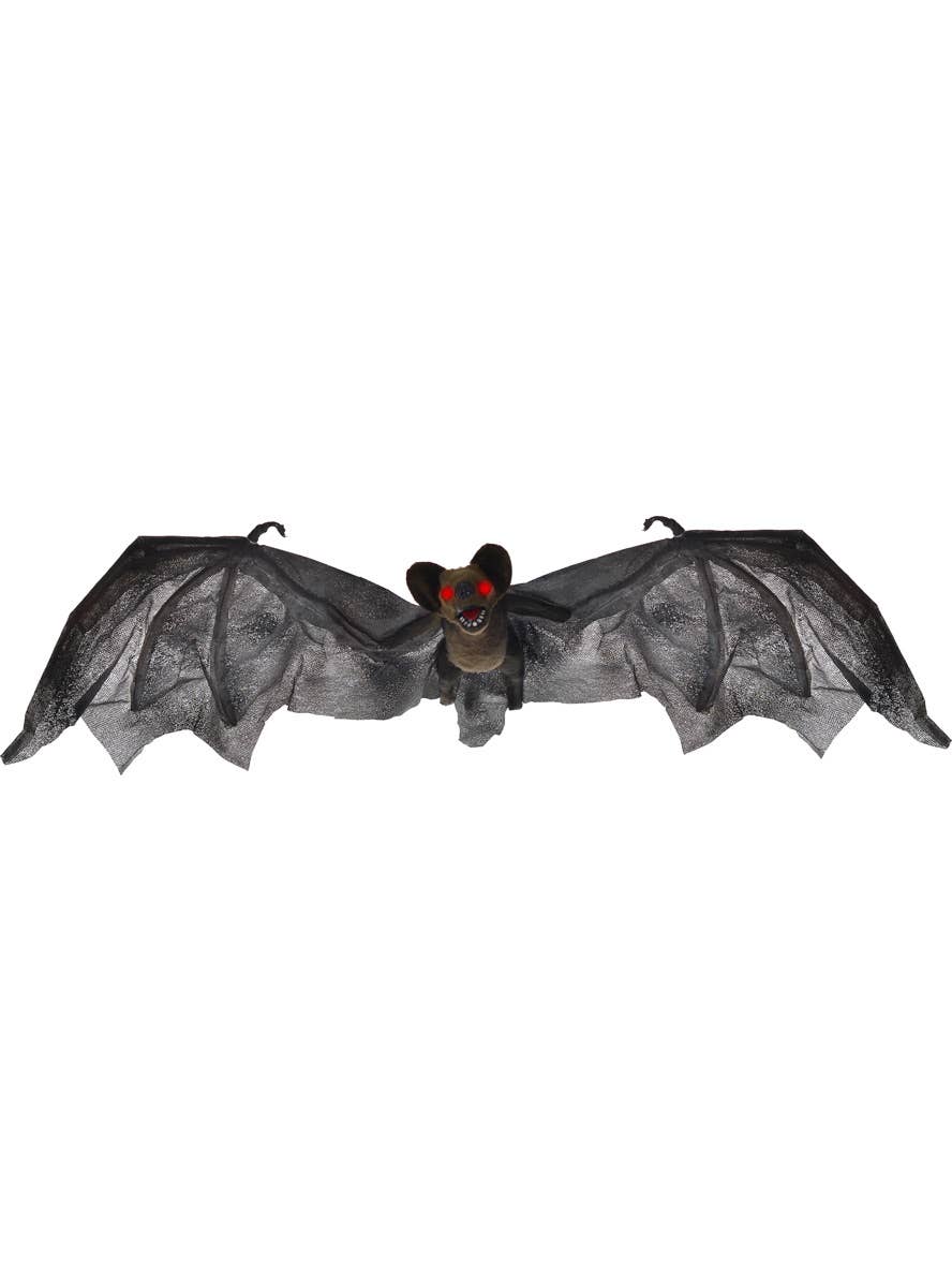 Light Up 70cm Black Bat Halloween Decoration - Light Up Image