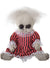 Haunted Light Up Evil Doll Halloween Prop with Red Dress - Main Image