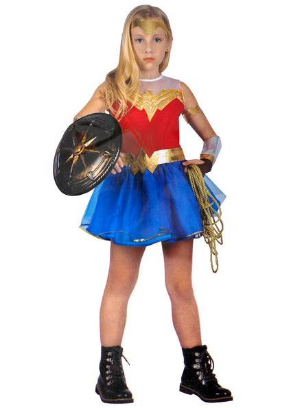 Wonder Woman Girls Superhero Dress Up Costume