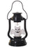 Black Halloween Lantern with White Bat and Spinning Lights