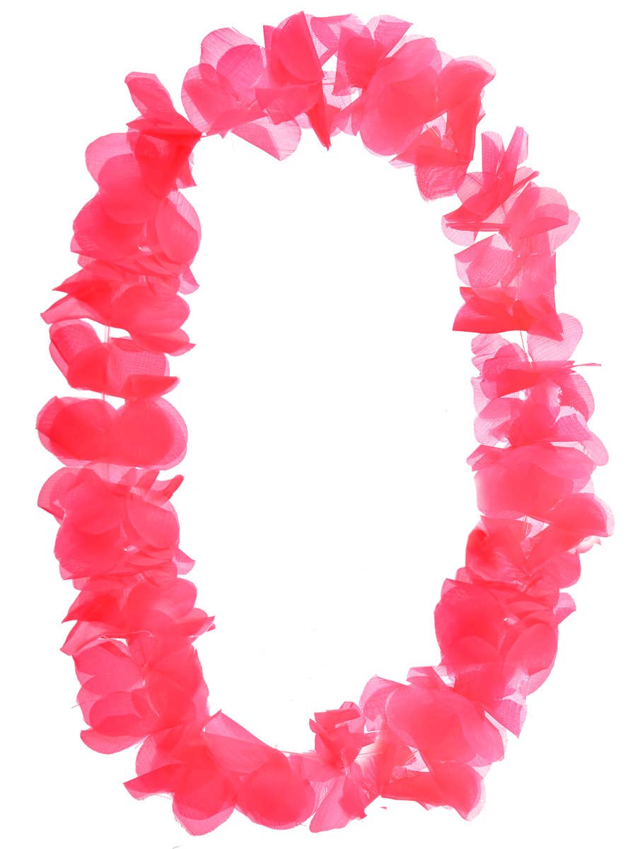 Bright Pink Flower Costume Lei