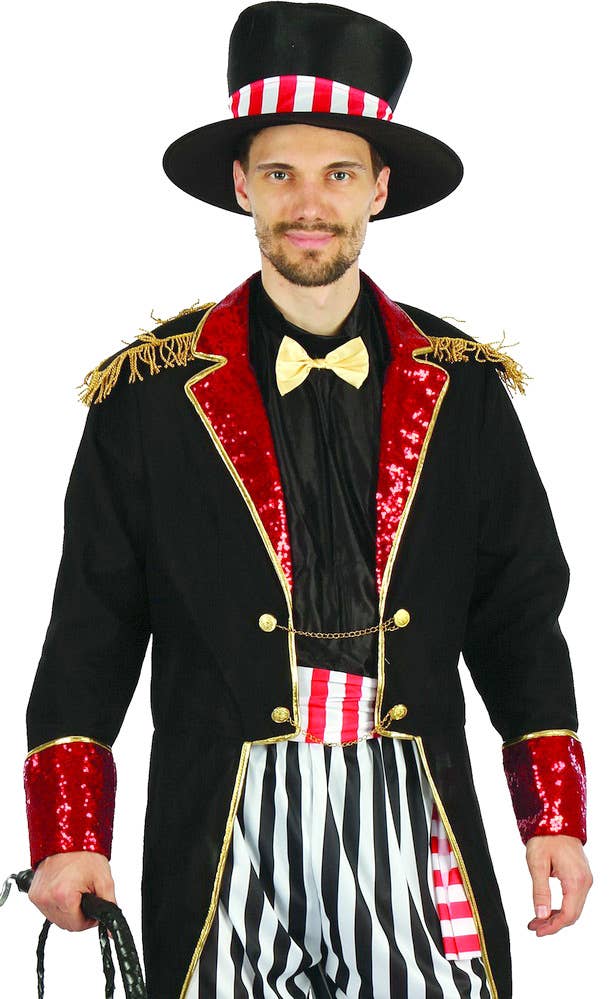 Circus Showman Mens Ringmaster Costume - Close Image