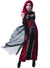 Womens Red and Black Vampire Costume