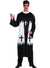 Black and White Gothic Priest Costume for Men