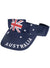 Adults Navy Blue Australia Day Visor with Aussie Flag - Main Image