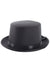 Black Satin Top Hat Fancy Dress Costume Accessory