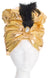 Gold Genie Turban Fancy Dress Arabian Costume Hat - Main Image