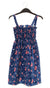 Girls Blue Australia Flag Australia Day Clothing Costume Dress - Main Image