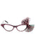  Pink Rhinestone Dame Edna Novelty Costume Glasses