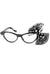 Black and Silver 1950's Glasses Costume Accessory