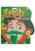 Green Fluffy Leprechaun Fake Moustache And Goatee Costume Accessory
