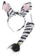 Zebra Novelty Accessory Kit for Adults Main Image