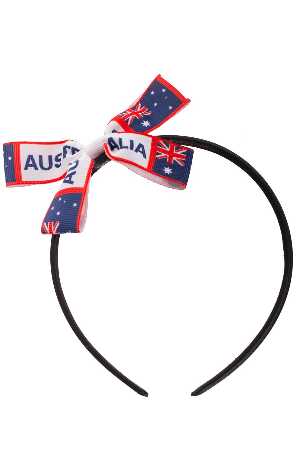 Australian Flag Australia Day Bow on a Headband - Main Image