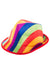 Rainbow Striped Velvet Fedora Costume Hat