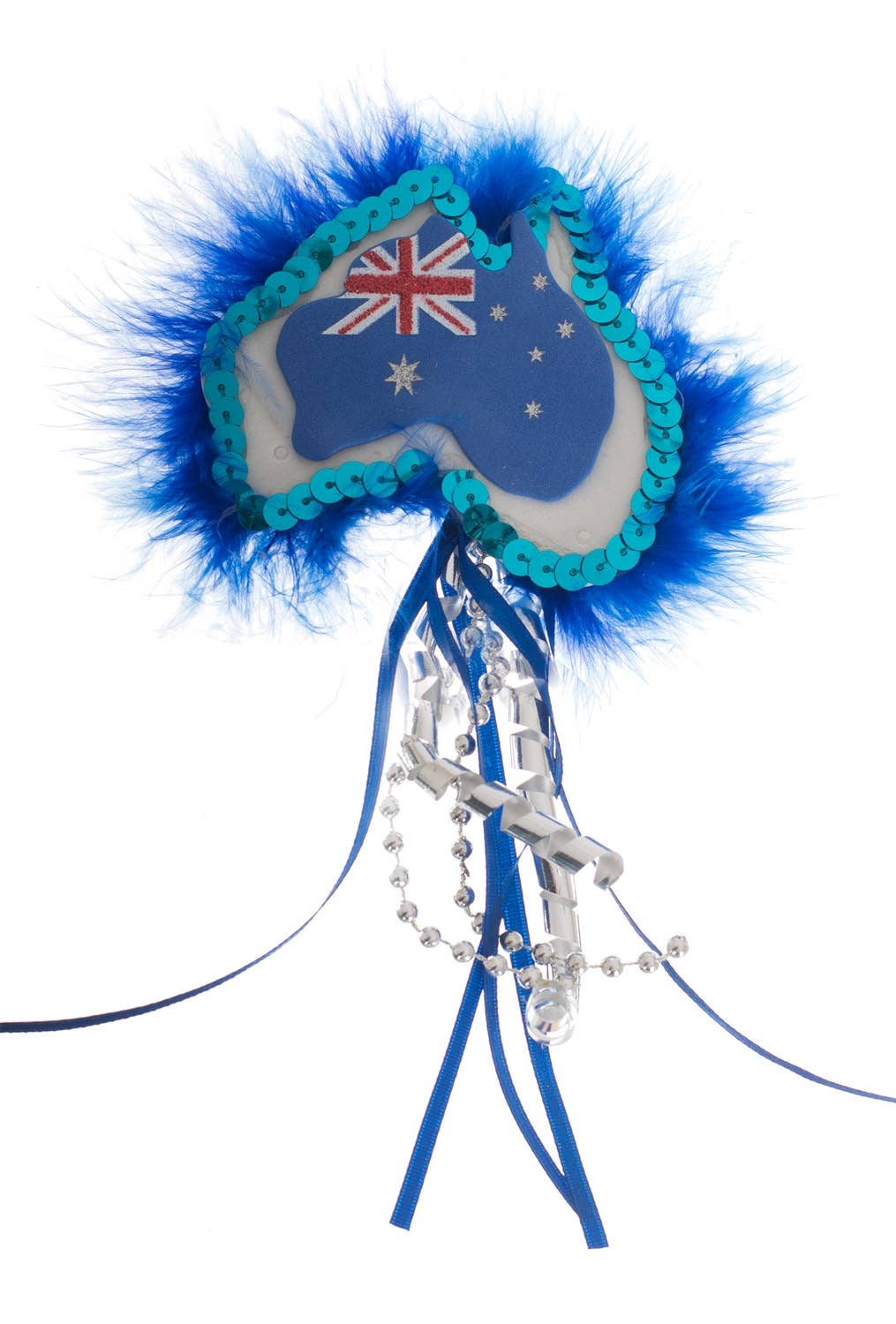 Australia Day Fluffy Badge with Flag in Australia Main Image