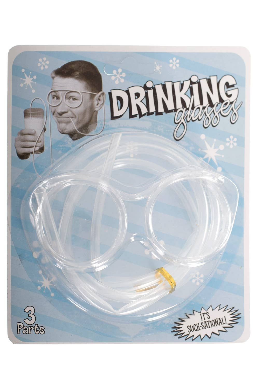 Funny Drinking Straw Glasses Fancy Dress Costume Accessory