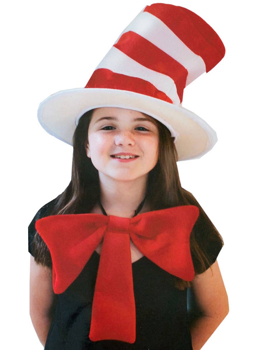 Cat in the Hat costume accessory kit for kids Alternative Image