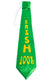 Green and Yellow St Patrick's Day Satin Irish 100 percent Tie On Elastic Costume Accessory