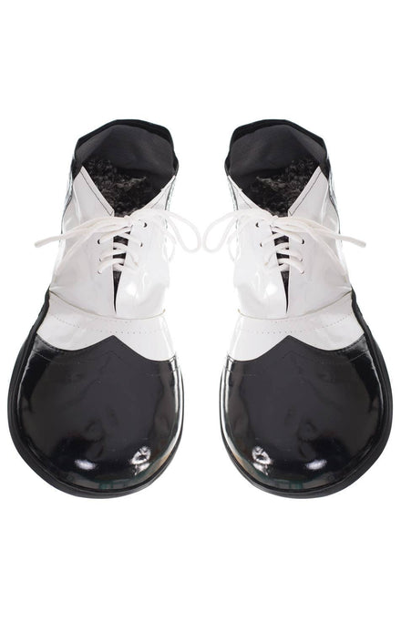 Jumbo Adult's Black And White Clown Shoes View 1