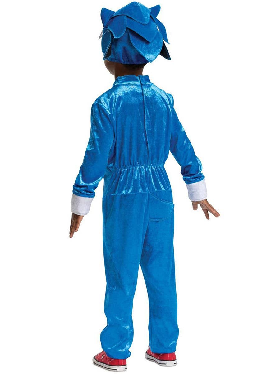 Image of Sonic the Hedgehog Toddler Boys Movie Costume - Back View