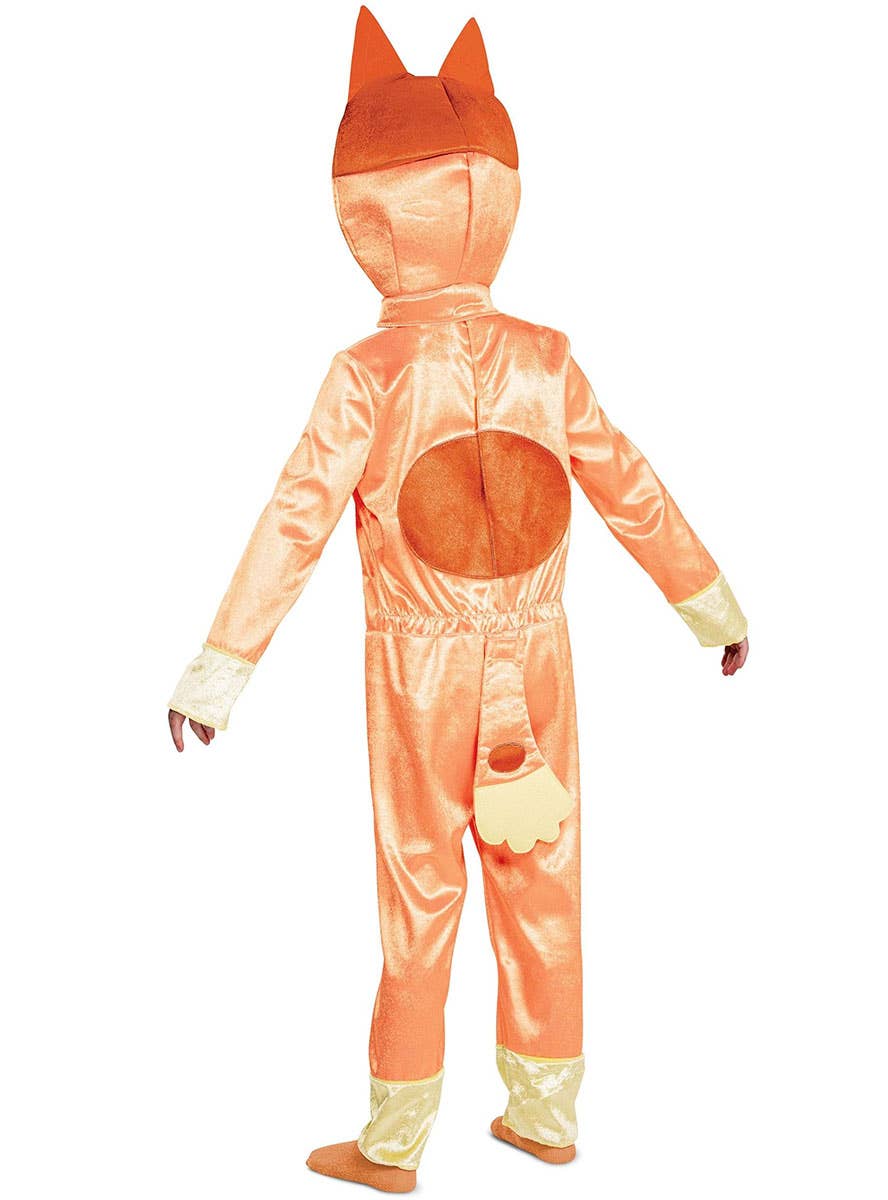 Image of Deluxe Bingo Toddler Bluey Character Costume - Back View