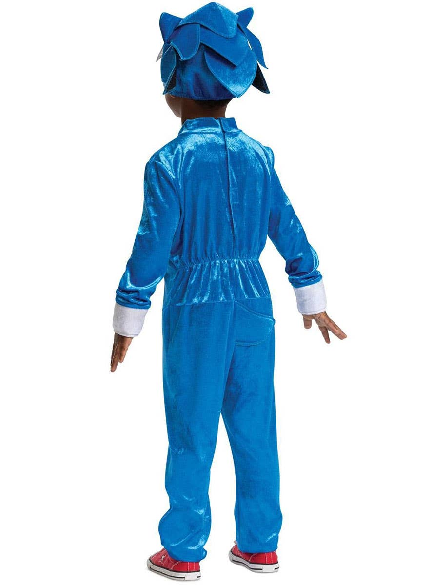 Image of Sonic the Hedgehog Toddler Girls Movie Costume - Back View