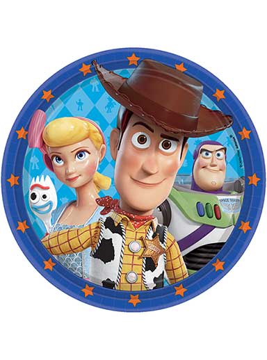 Image Of Toy Story 8 Pack Large 23cm Paper Plates