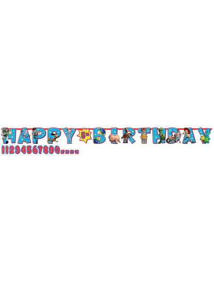 Image Of Toy Story Add An Age Happy Birthday Banner