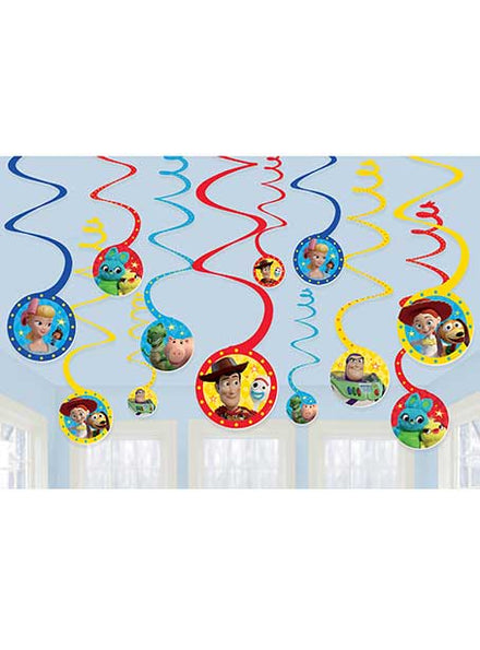 Image Of Toy Story Hanging Spirals Party Decoration