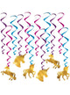 Image of Unicorn Spirals Hanging Party Decoration