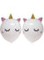 Image of Unicorn Shape 2 Pack Latex Balloons